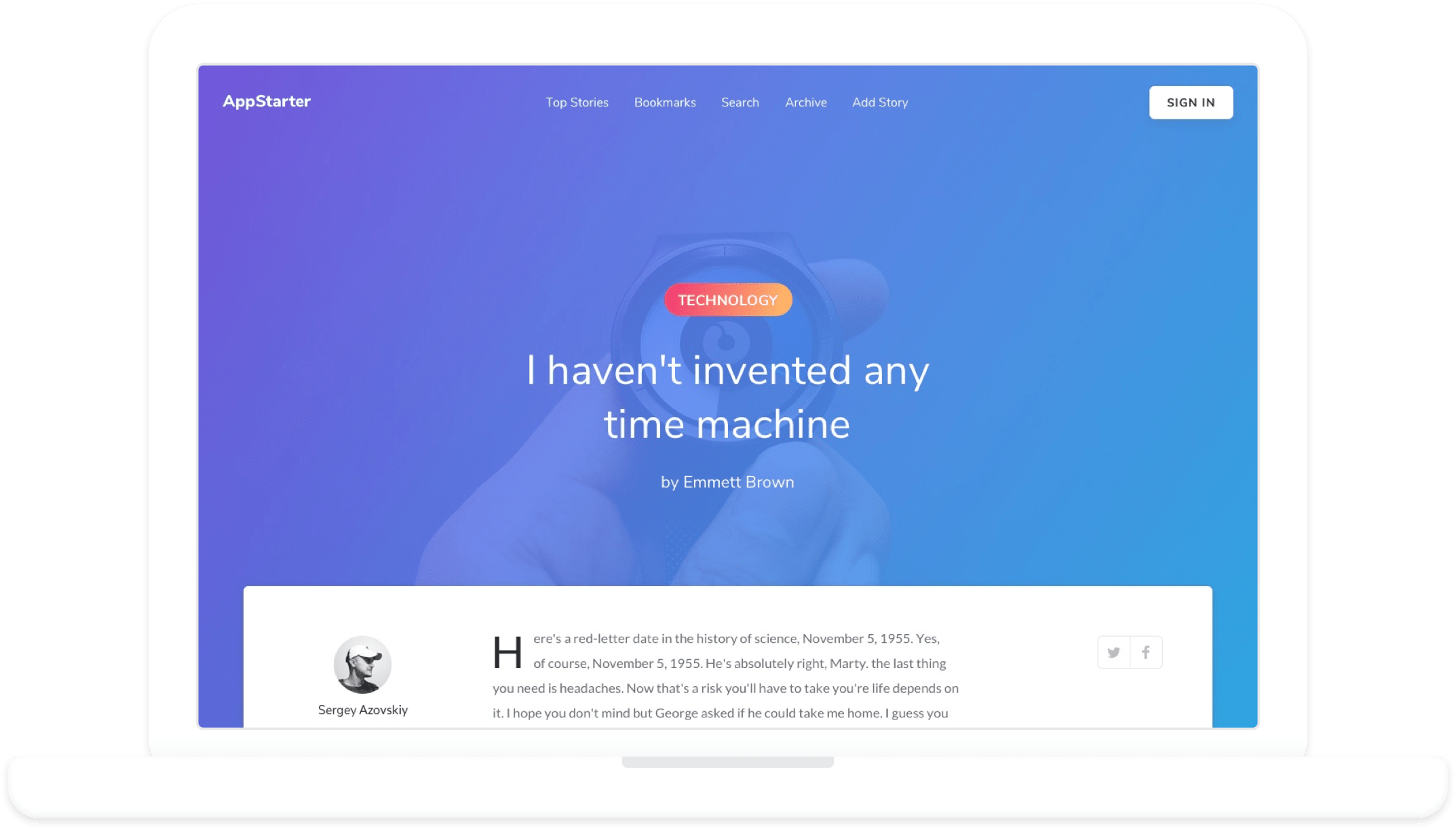 Appstarter — Ui Kit Webflow Template